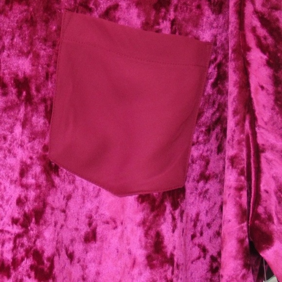 Relist4/3 EVRI velvet like top with pocket short sleeve shirt casual 3X - Picture 10 of 12